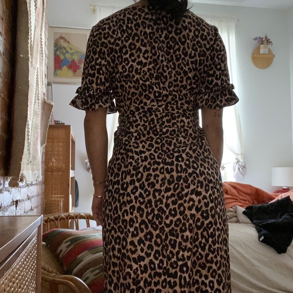 LIKELY Animal Print Leopard Wrap Dress - Picture 12 of 14